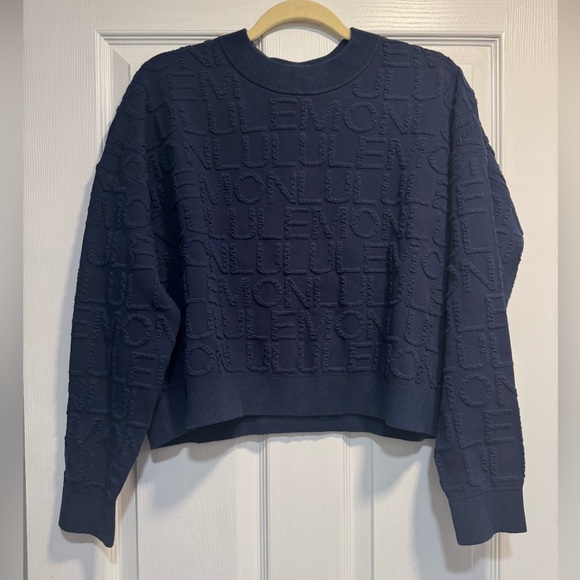 Lululemon Cotton-Blend Jacquard Crewneck Sweater NWT Size XS - Picture 4 of 8